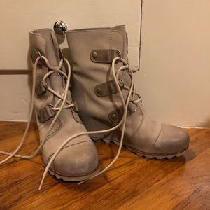Joan of Arctic Sorel Wedge Booties
